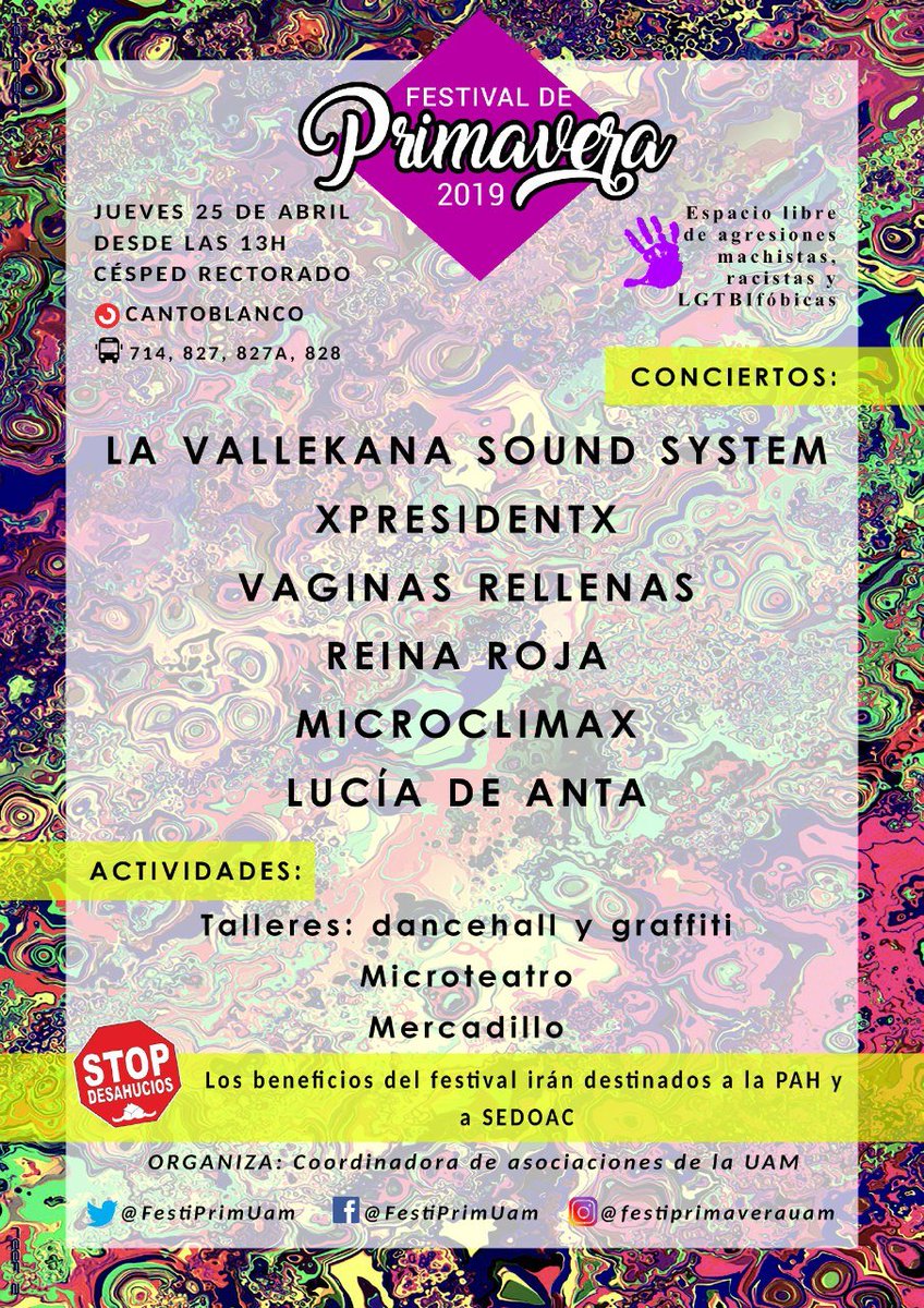 Festi Primavera UAM 2019 (25 abril) tweet media