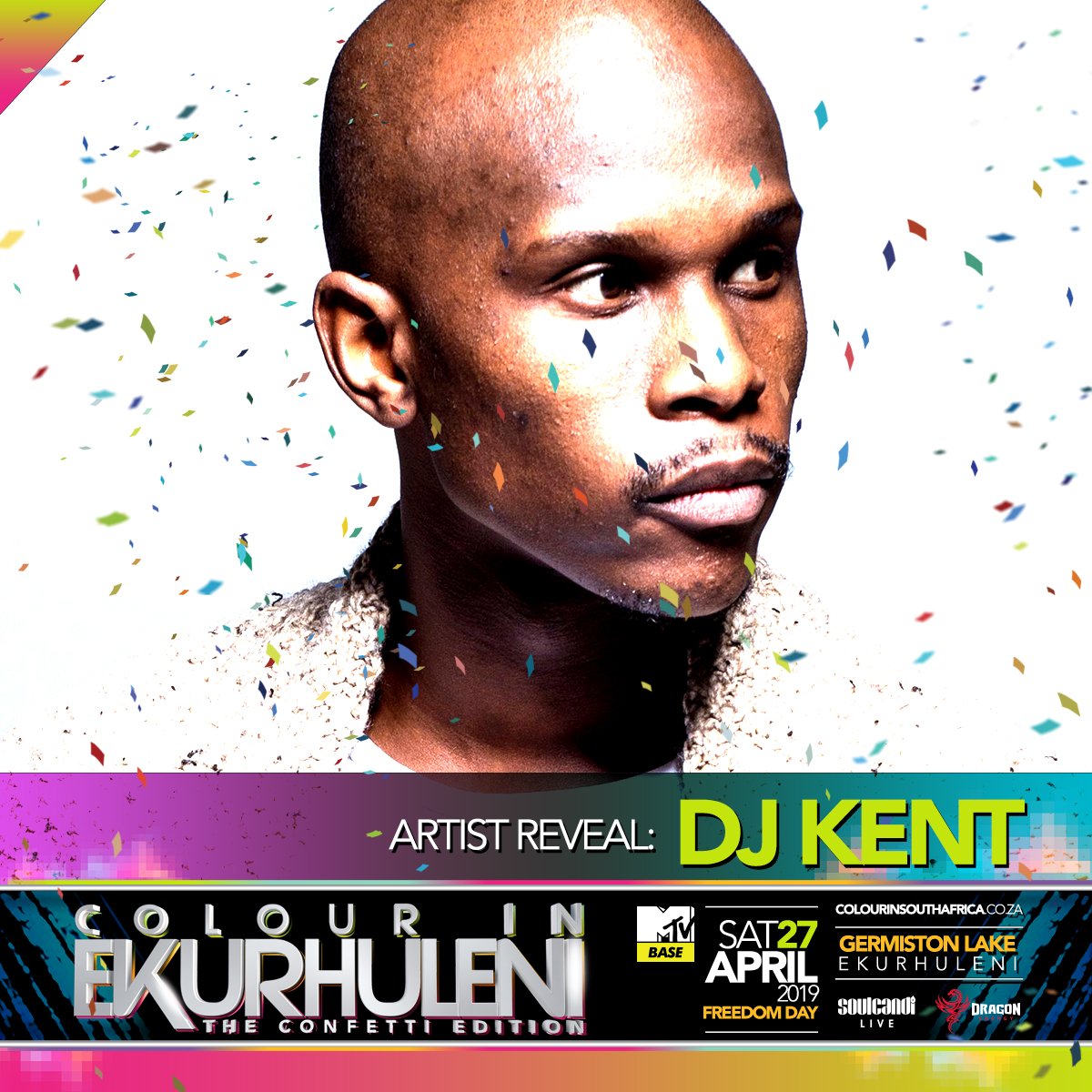 Are you ready for <a href="/DJKENTSA/">DJ KENT</a> this weekend at Germiston Lake for #ColourInSouthAfrica? Tickets at colourinsouthafrica.co.za - Computicket!