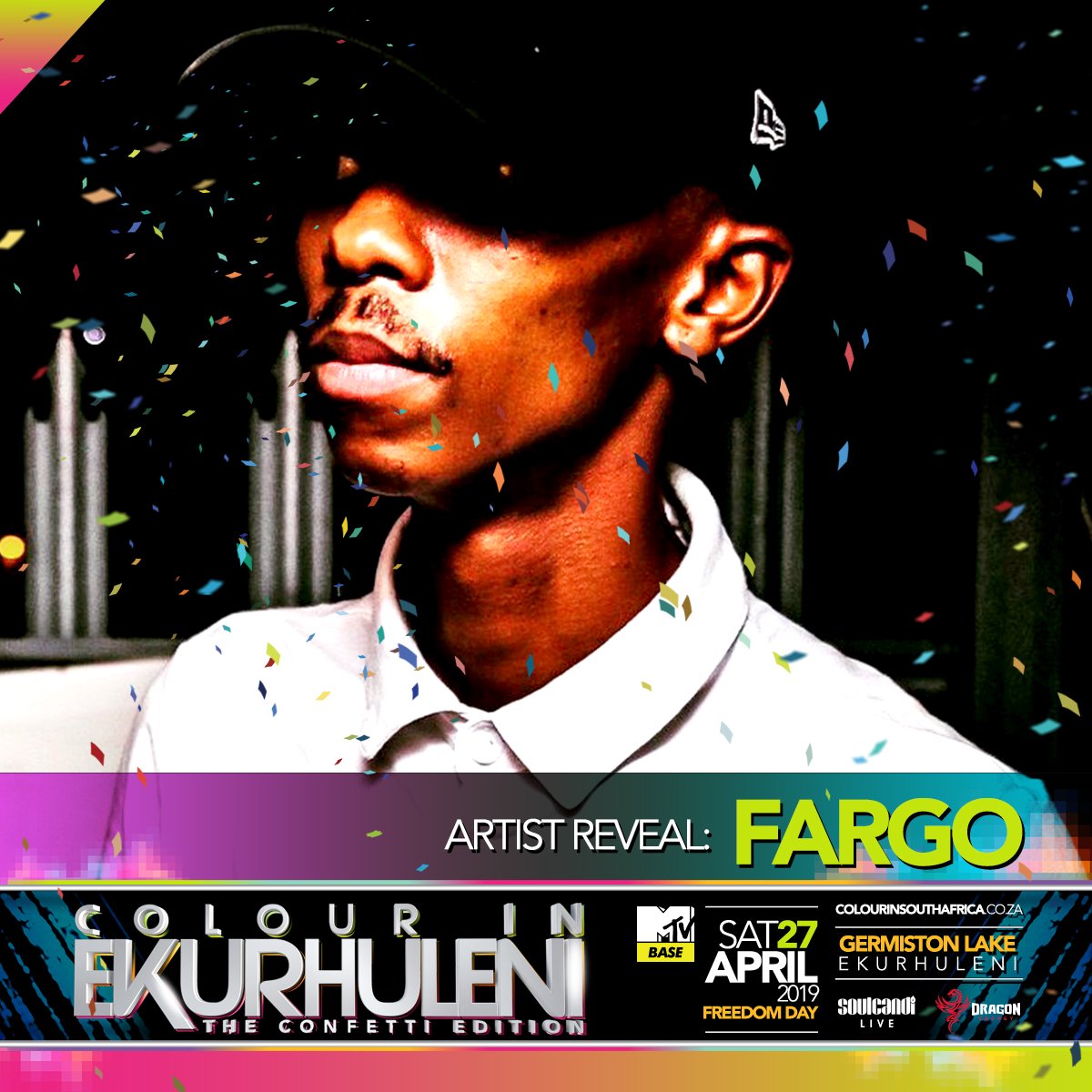 Are you ready for <a href="/FARGODJ/">FARGO RADIO</a> this weekend at Germiston Lake for #ColourInSouthAfrica? Tickets at colourinsouthafrica.co.za - Computicket!