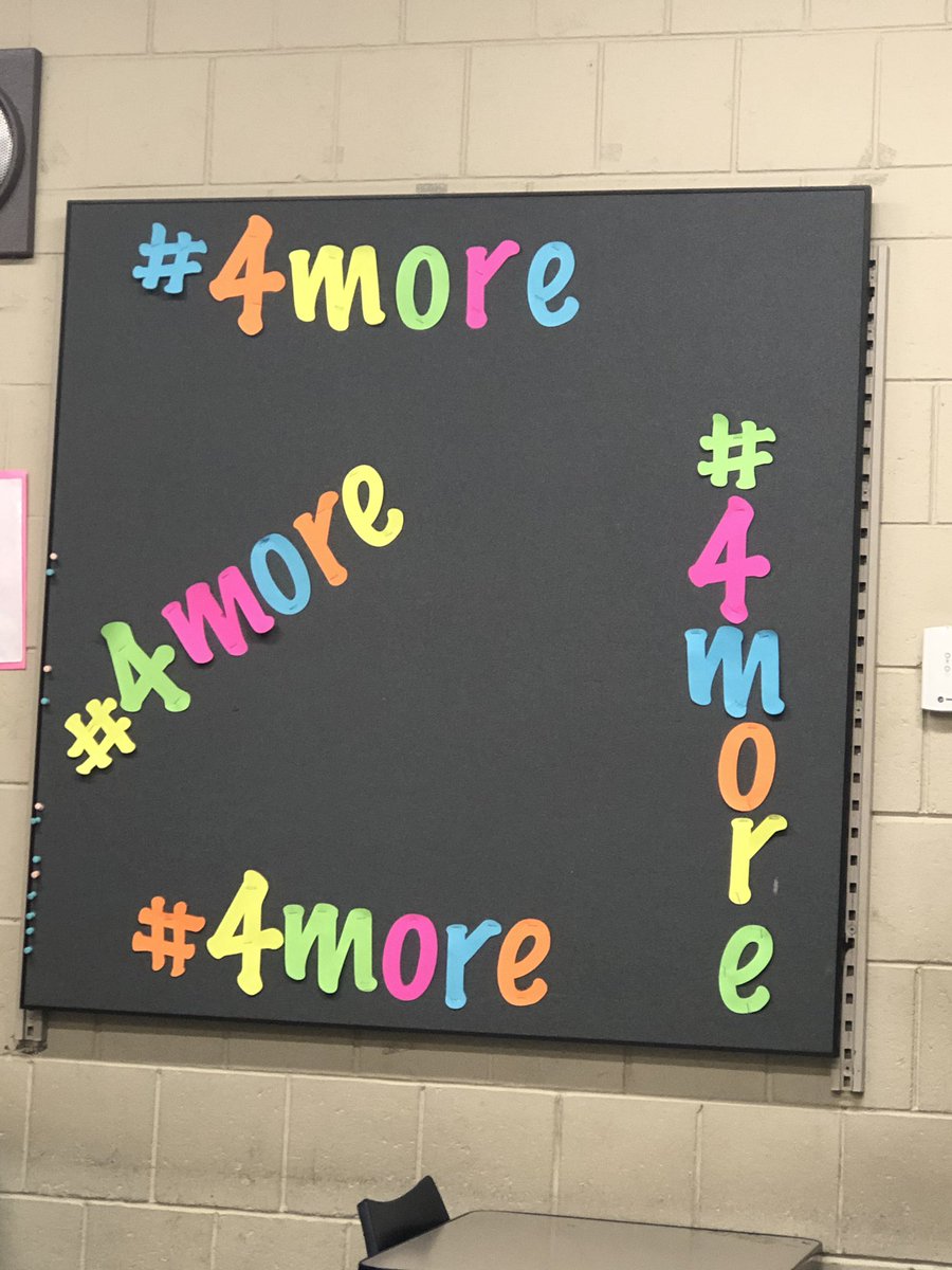 MrsB_Breed's tweet photo. Last Minute Update of the Board! You’ve got this! Work hard! #4more  @BreedMiddle https://t.co/EsC6TtoDLY