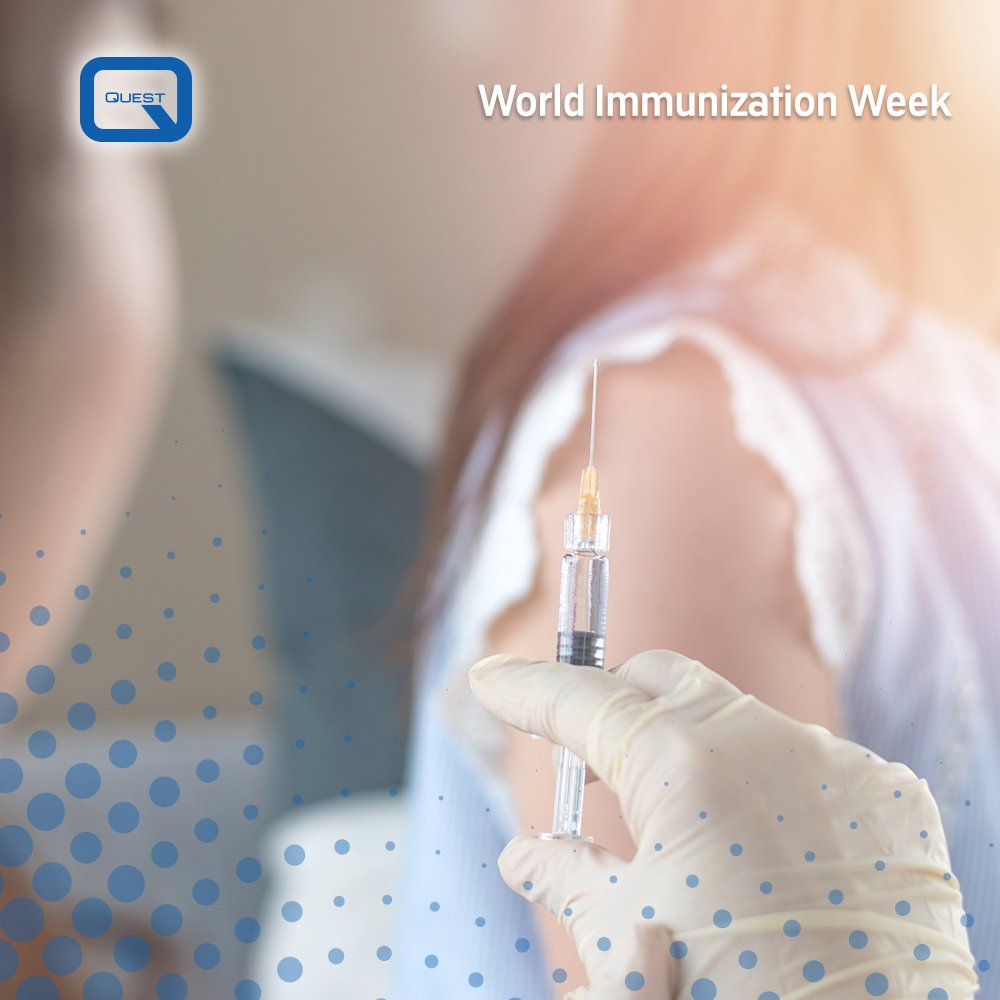 QuestHealth's tweet photo. Immunization is vital to save lives of our future generations and help them to stay healthy.

#worldimmunizationweek #questhealth https://t.co/W4EYz5Ifoz