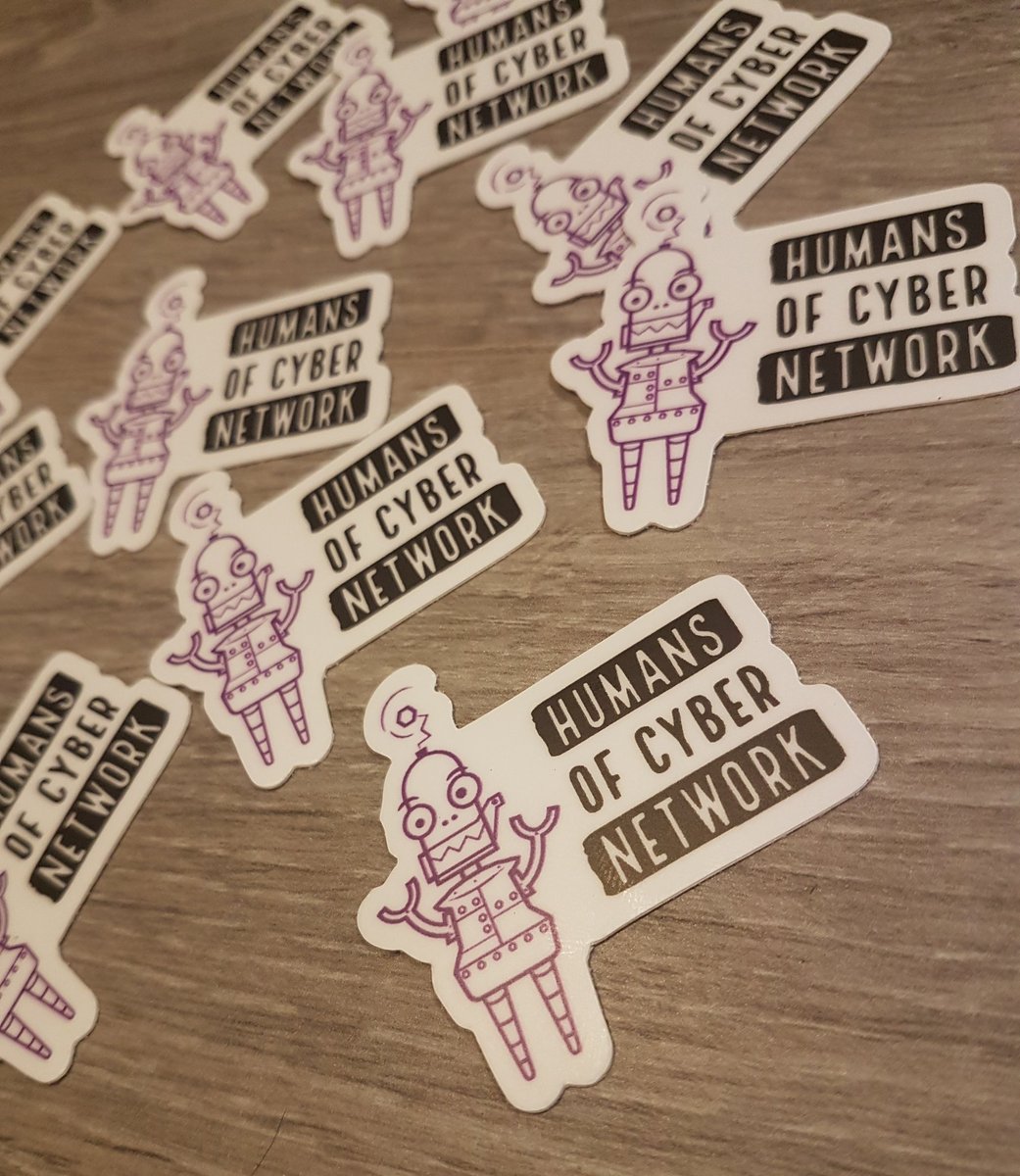 3mm4h3ff's tweet photo. Who wants a sticker! Come get one at our opening launch of @HumansofCyber next Tuesday!!

6 days remaining 🎉🤖

#HumansofCyber #HCN https://t.co/pZN8BLERmi