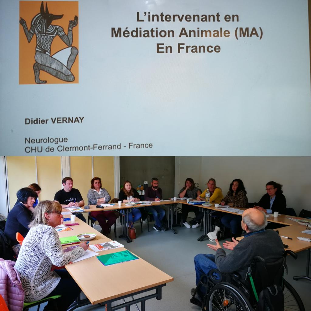 OPCOSante_Occ's tweet photo. [Formation] Ouverture de la formation "Praticien en médiation #canine à Toulouse @CRFMSErasme bonne aventure tout au long de ce parcours de 9 mois #formation #chien https://t.co/40sNg4JK0s