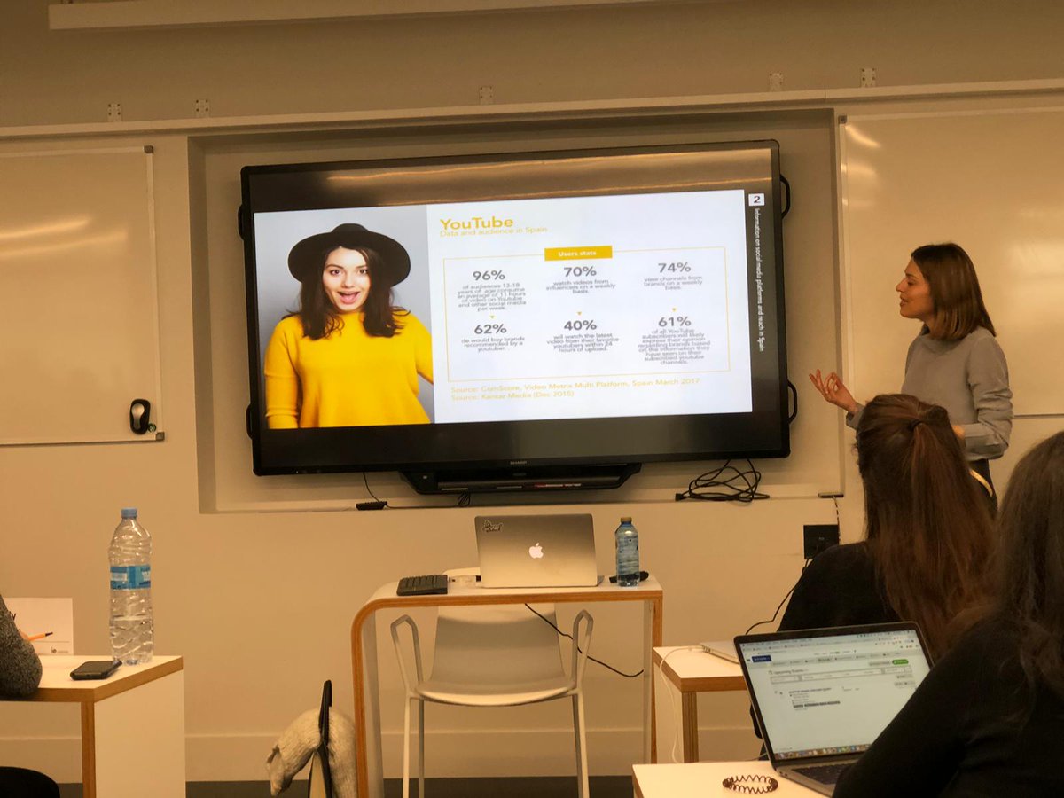 💡Blanca Formáriz -COO de 2btube y Presidenta de la Comisión de Influencers de <a href="/IAB_Spain/">IAB Spain</a>- ha estado presente hoy en el <a href="/IEbusiness/">iebusiness</a> para impartir una charla enmarcada dentro de la clase 'Challenges &amp; opportunities for the media industries'. Os dejamos algunas imágenes: