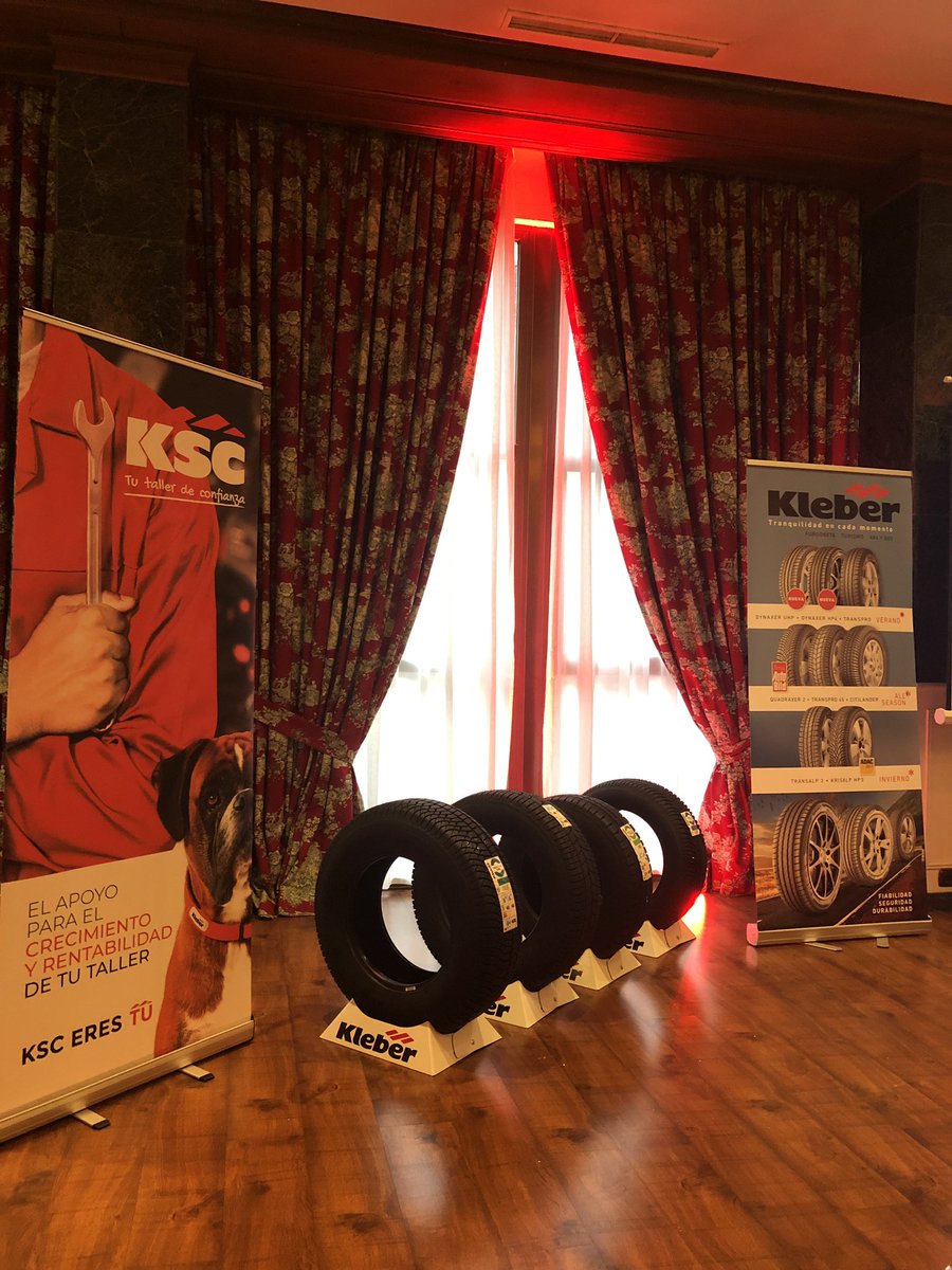 NexTyresES's tweet photo. Ya está todo preparado para que de comienzo la segunda edición de reuniones regionales de la red #KSC especialista de neumáticos #kleber. 
#KSC tu taller de confianza 🚗 https://t.co/QmvSBhfk2M