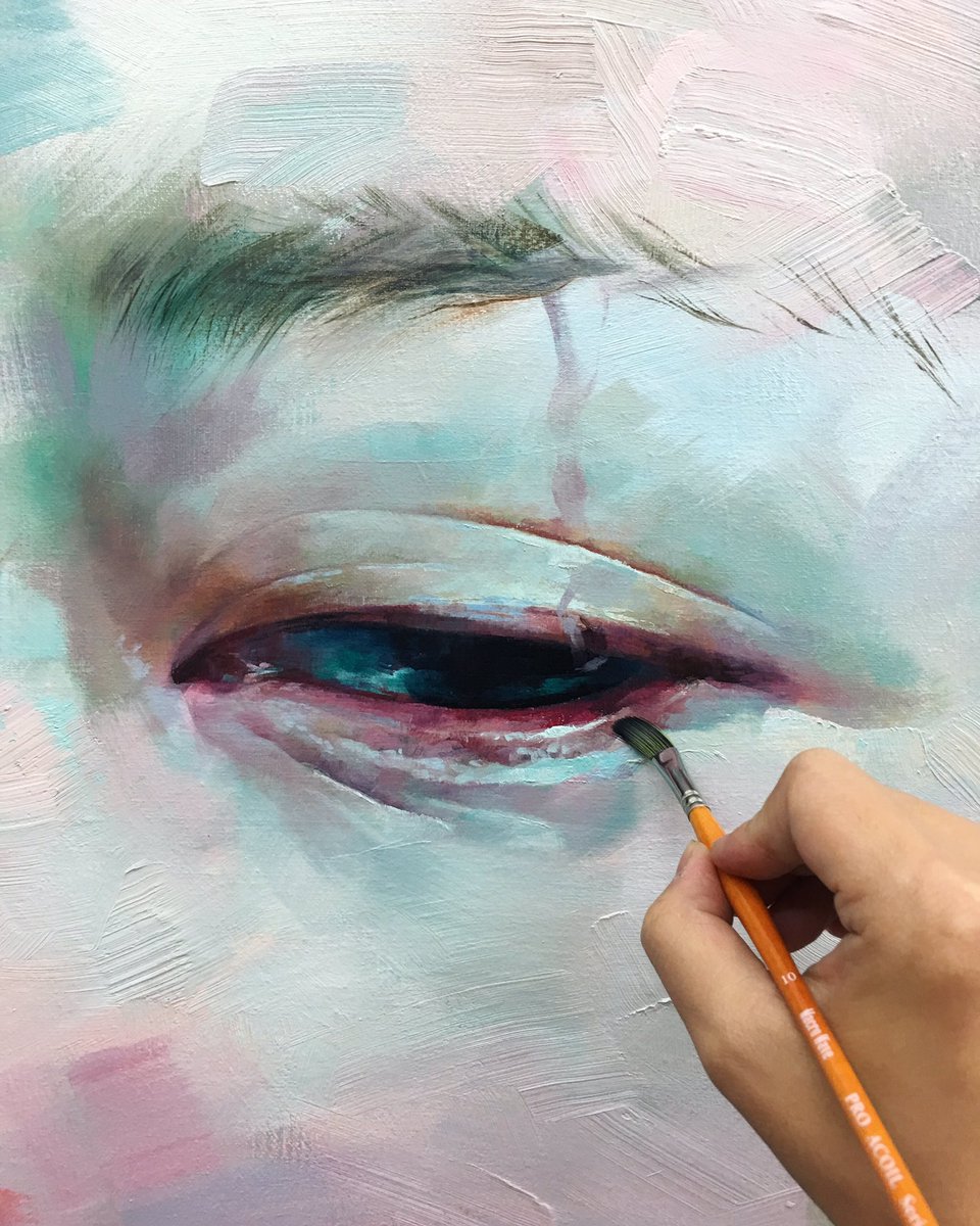willyu0131's tweet photo. Eye
#willyu #尤瑋毅 #oilpainting #art #artist #painting #artwork #oiloncanvas #contemporaryart #photooftheday #gallery #exhibition #sketch #draiwing #藝術 #油畫 #素描 #水彩 #watercolor #eyes https://t.co/wosYfWCupi