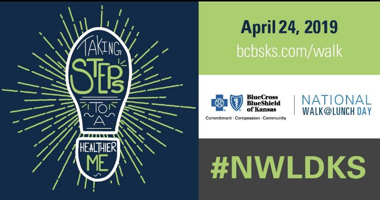 It’s a great day to walk at lunch! Grab a friend or co-worker, snap a photo of your walk, and share with us! Be sure to tag it with #NWLDKS.