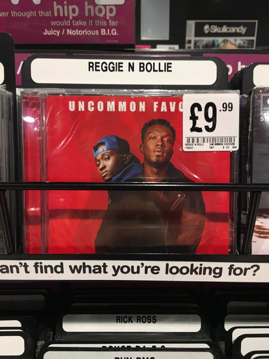 darfpunk's tweet photo. @ReggieNBollie @DiV3tran look what I found @hmvGuildford today the last copy #uncommonfavours https://t.co/22UHlbA9Xz