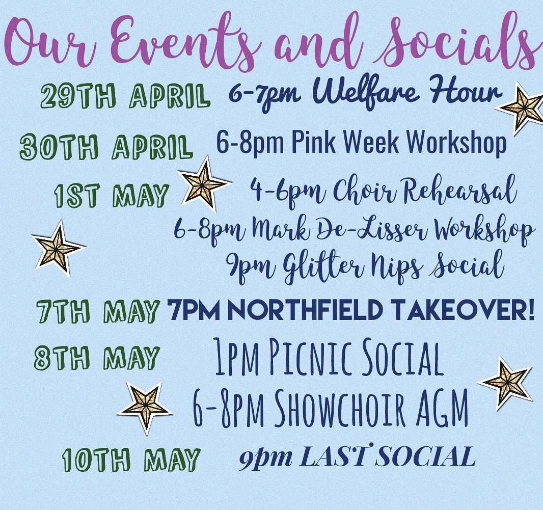 SussexSounds's tweet photo. Our events from now until the end of term! Put them in your diaries, memorize them, be there or be square 📆📲 https://t.co/fDzCx2NRDj