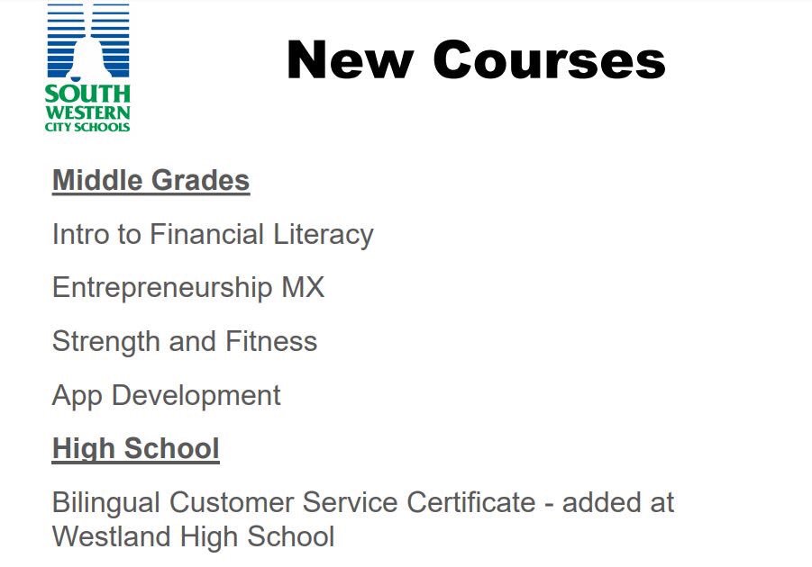 DavidForKids's tweet photo. Our District listens to you! The national conversation around adding financial literacy to public schools continues to dominate. Take a look at this new course for 2019-20 in the middle grades. #BelieveInSWCSD #welisten Source: https://t.co/cEeiQC92gm 4/22 Meeting Agenda https://t.co/IEd10iXFor