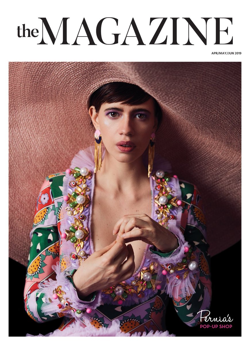 BOIncome's tweet image. #KalkiKoechilin on the cover of the latest issue (April/May/June) of "#TheMagazine" by Pernia's Pop-Up Shop...