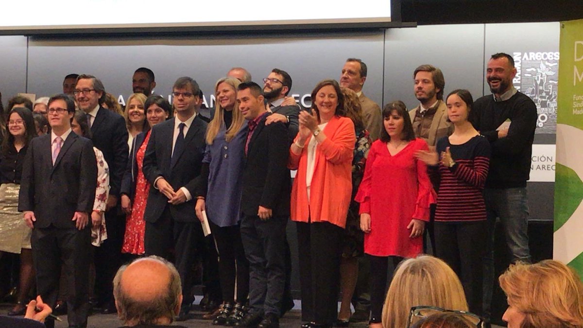 Globaltms's tweet photo. Felices de recibir uno de los #PremiosStela de @DownMadrid por la inserción laboral de trabajadores con discapacidad intelectual. ¿#teanimasacontratar? https://t.co/wxM0bY1JuB