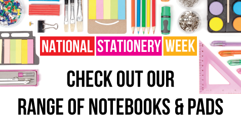 TribuneOffice's tweet photo. #NationalStationeryWeek See our range of Notebooks, Pads and Albums, choose from a range of sizes colours and brands, whatever you need for jotting down your notes and ideas! #Notebooks #Notepads #Stationery #OfficeSupplies https://t.co/6Zqdk0UPmY https://t.co/c5vppQrlzQ