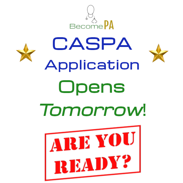 Become_PA's tweet photo. ALERT! ALERT! The 2019-2020 CASPA application cycle opens tomorrow!
#PrePA #PAStudent #PhysicianAssistant #CASPA #Application #PANCE https://t.co/Xi6wW5AiLW
