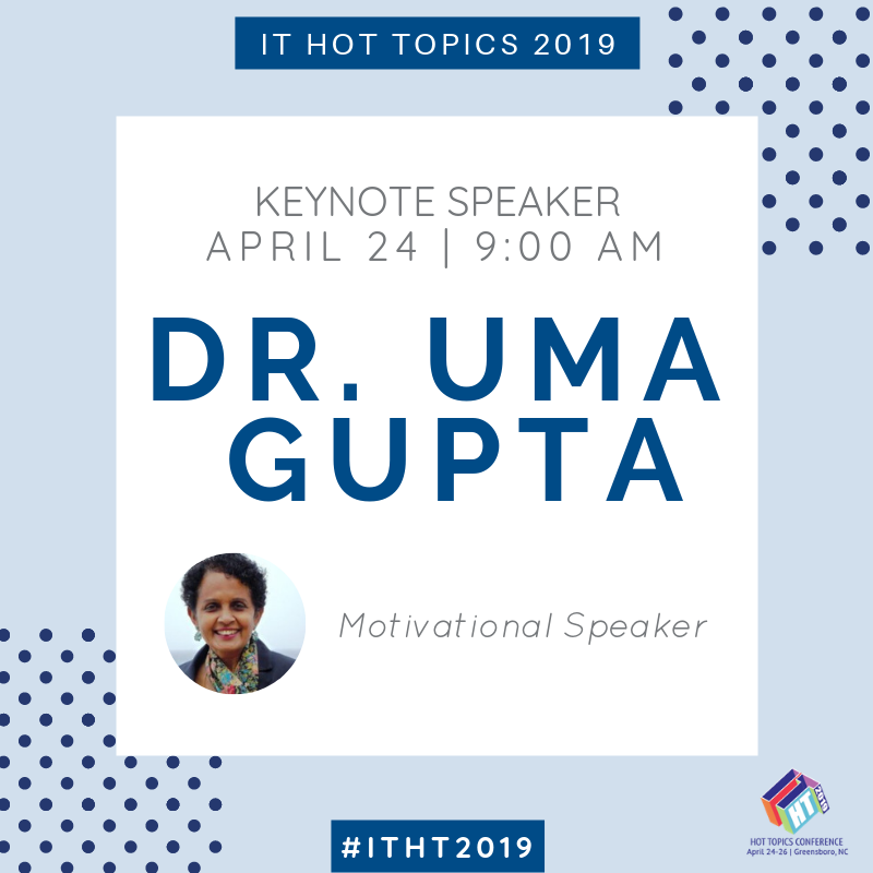 CADinc's tweet photo. Today is the day: Welcome to @ithottopics! We are stoked to kick off day 1 with our leading speaker and keynote, @guptaspeaker1! #ITHT2019 https://t.co/6lhmbRtUHu