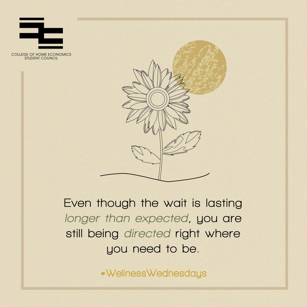 upd_chesc's tweet photo. "Even though the wait is lasting longer than expected, you are still being directed right where you need to be."
- Morgan Harper Nichols

Don't worry, it's worth the wait :)

#WellnessWednesdays
#FurtherWeGo https://t.co/v52oJJoZwP