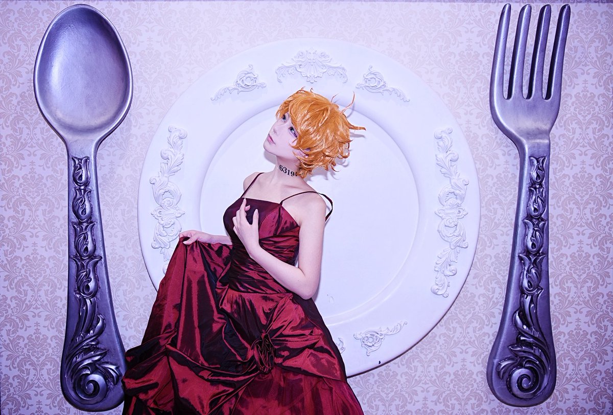 しろさき 約束のネバーランドcosplay 捏造衣装 エマ ドレス Thepromisedneverland Emma 約ネバコスプレ農園