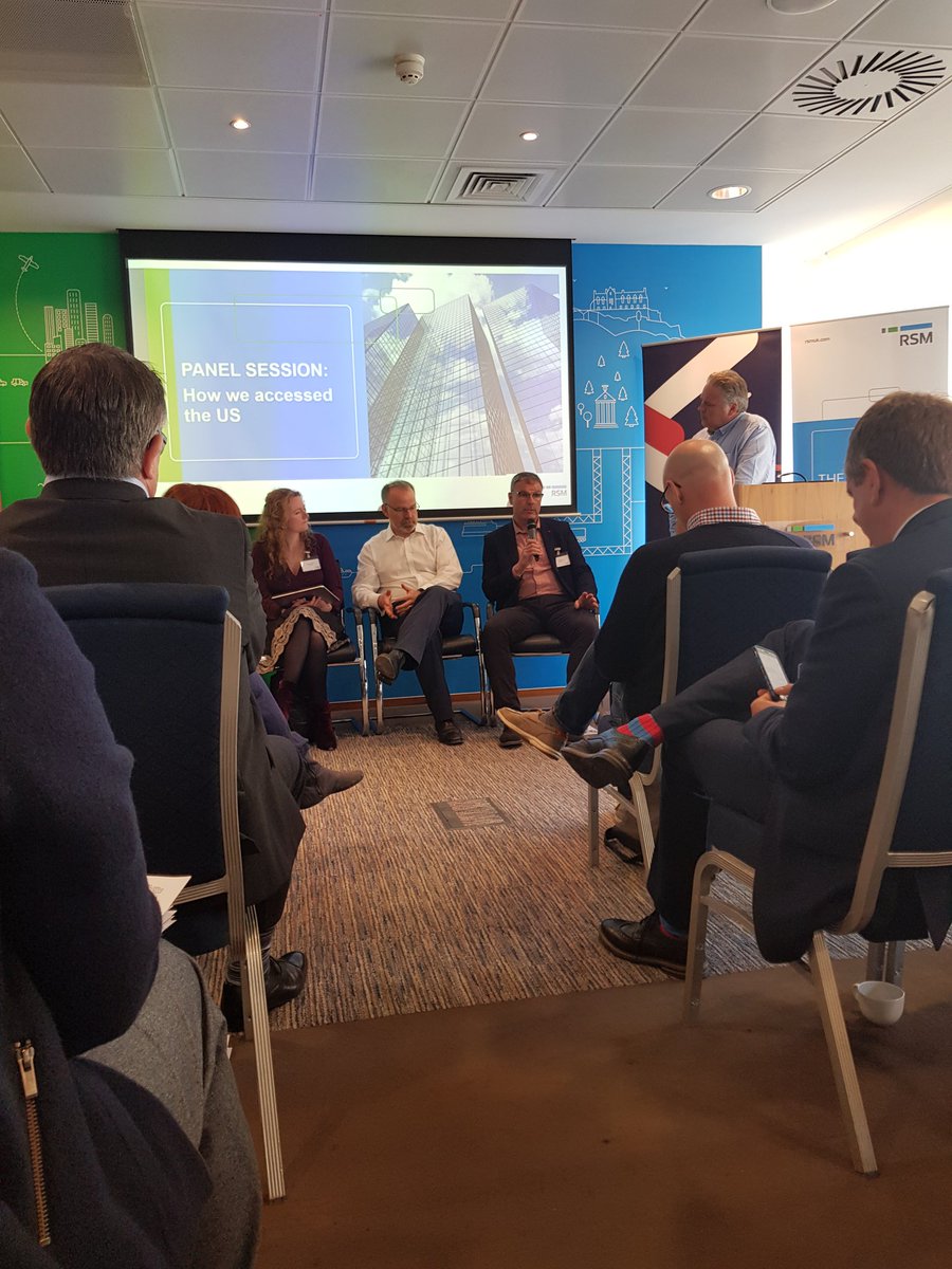 Our last session hearing from businesses who have or are about to trade with the US and the lessons they have learned <a href="/JamesMacsween/">James Macsween</a> <a href="/g_hold/">G-Hold</a> <a href="/docs24Ltd/">docs24</a> <a href="/WeAreContagious/">Contagious</a> <a href="/Arbikie/">Arbikie Distillery</a> #ustrade #rsmevents <a href="/RSMUK/">RSM UK</a> #snabc <a href="/Delta/">Delta</a>