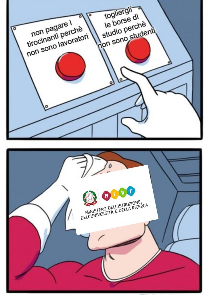 MarsonAlex93's tweet image. 5.000.000 di ore di lavoro non pagate all'anno.

Egregio ministro @bussetti_marco, o siamo lavoratori, o siamo studenti. Per il postlauream, tavolo di lavoro subito! #formatinonsfruttati @link_studenti  @welikeduel

La petizione: bit.ly/2V5ToVv

Cordialità 🎩👌
