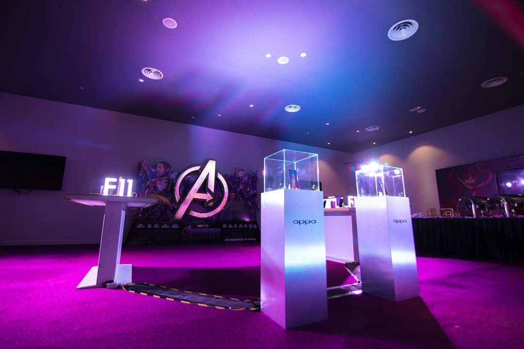 OPPOMalaysia's tweet photo. Thanks for joining us in this magnificent launch of Marvel's Avengers Limited Edition OPPO F11 Pro. 

Check out this wonderful moment at the launch, and we hope you enjoy the movie as much as we do.

#OPPOxAvengers  #AssembleThePower https://t.co/jtlH2Wri3b
