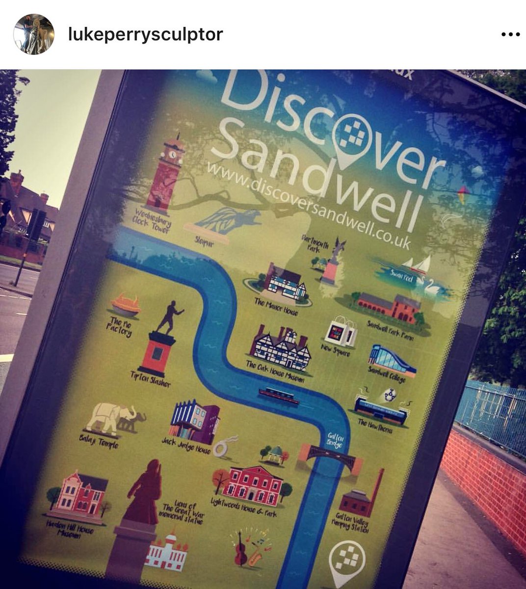 100Masters's tweet photo. Great to see the Lions of the Great War statue by #100master Luke Perry on the Discover Sandwell map 👌 https://t.co/pwxgGMlJgP
