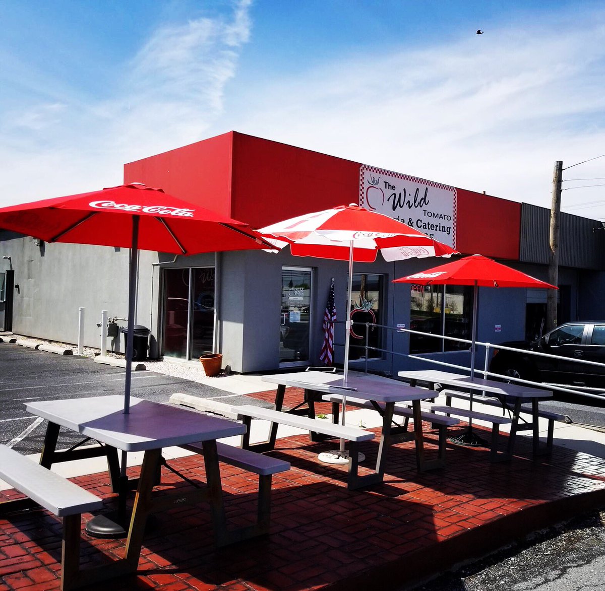 The Wild Tomato Pizzeria & Catering (@thewild_tomato) on Twitter photo Lunch tastes better outside! #patio #patioisopen #patioseating #herecomesthesun #springiscoming <a href="/theWild_Tomato/">The Wild Tomato Pizzeria & Catering</a> Lunch tastes better outside! #patio #patioisopen #patioseating #herecomesthesun #springiscoming <a href="/theWild_Tomato/">The Wild Tomato Pizzeria & Catering</a>