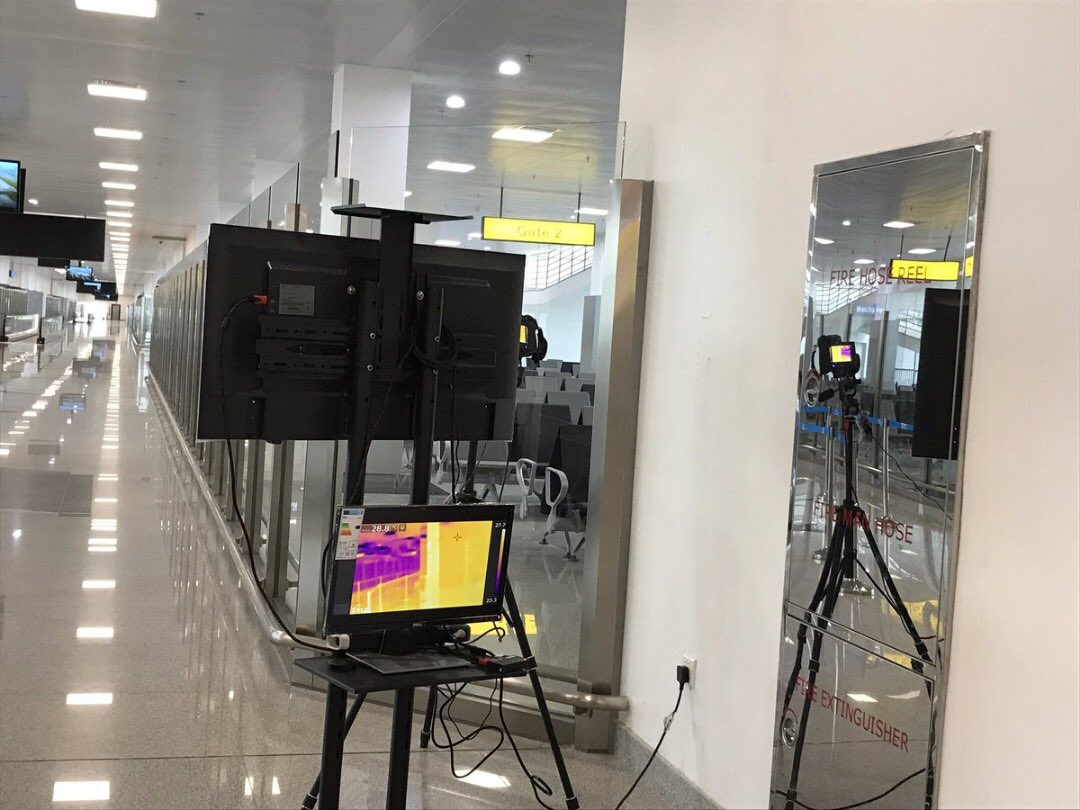 *We Now Have Thermal Cameras @ the New Terminal of the Nnamdi Azikiwe International Airport,Abuja.
5years after Nigeria experienced an #Ebola outbreak,we have continued to build on lessons learned. @NCDCgov @IsaacFAdewole @Fmohnigeria  #ImmunisationWeek #PreventEpidemicsNaija