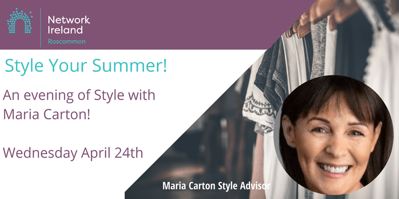 NetIrlRoscommon's tweet photo. Come to #Athleague this evening, and hear style advisor Maria Carton talk about:
Body shape and how to dress it,
Knowing your style,
Building a functioning wardrobe using key staples, And more!
Drinks, nibbles and networking too! #YouButBetter @LEORoscommon https://t.co/yt7Kbrk7nJ