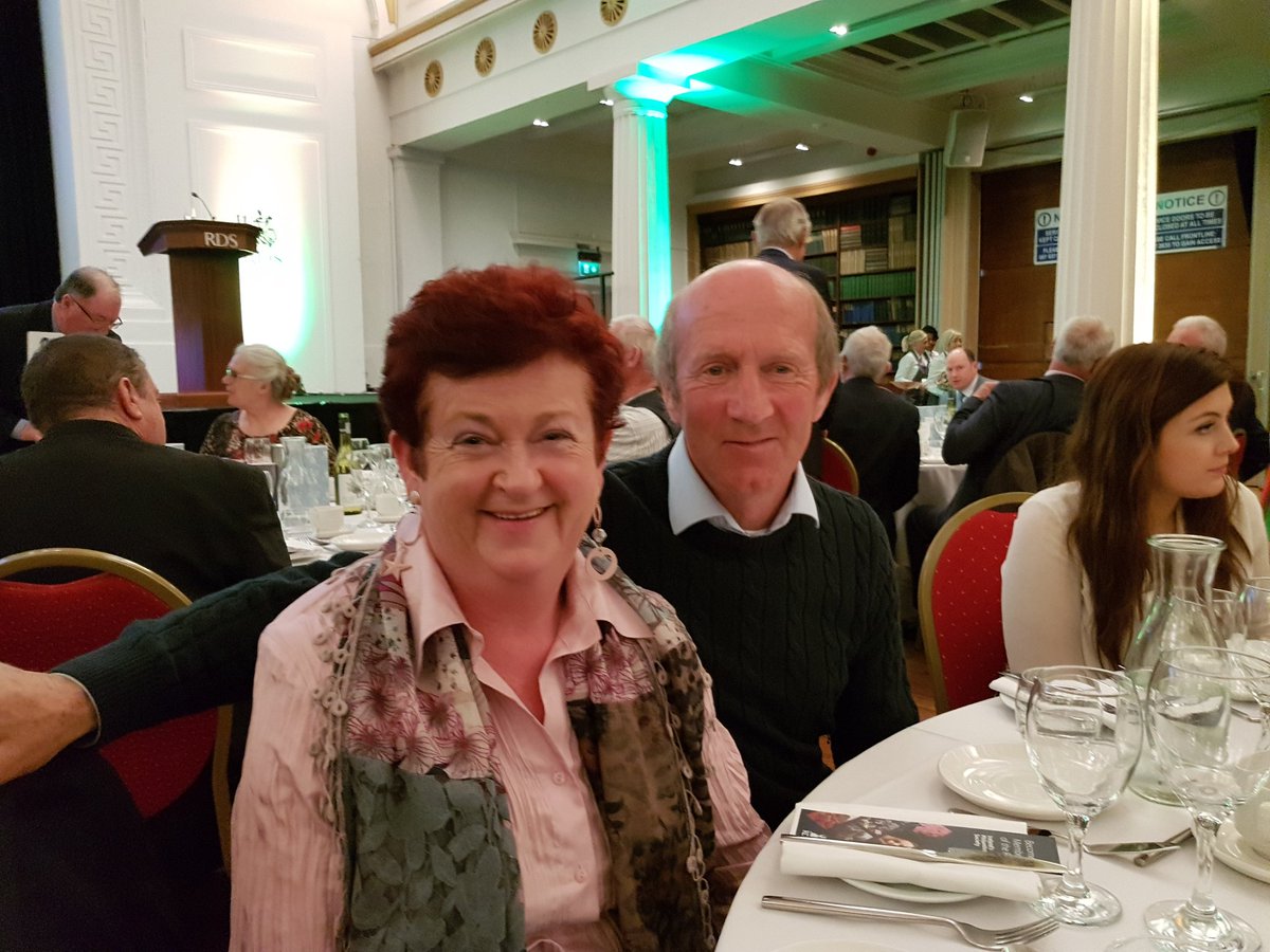 Lairdhse06's tweet photo. Maria and Jimny Barlow, Galway Social farmers attending the RDS Spring awards where they were shortlisted for the sustainable living award @TheRDS #RDSSpringAwards19 #socialfarming @southwestmayo https://t.co/AIQaUfg3a4
