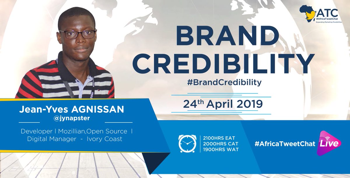 What is Brand Credibility ? 
Join us live on @AfricaTweetChat to know more in details. #AfricaTweetChat #BrandCredibility