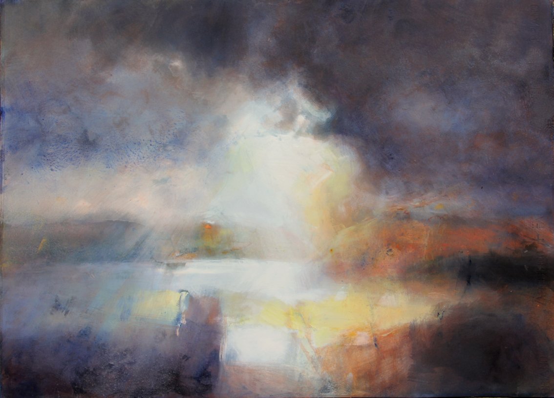 rodcraigartist's tweet photo. 'remain in light' one of my paintings that will be at @FreshArtFair this weekend https://t.co/fGwwNCQmTf