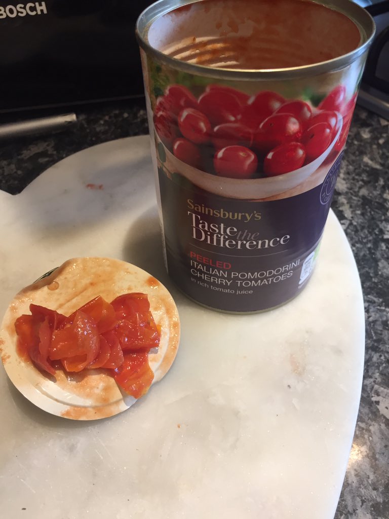 Why <a href="/sainsburys/">Sainsbury's</a> are my Taste the Difference PEELED cherry tomatoes NOT all peeled?!! 😫🙄🧐 Not the first time either.  Please explain - I’m listening... #peeledmeanspeeled #idontwantskins #doesntdowhatitsaysonthetin