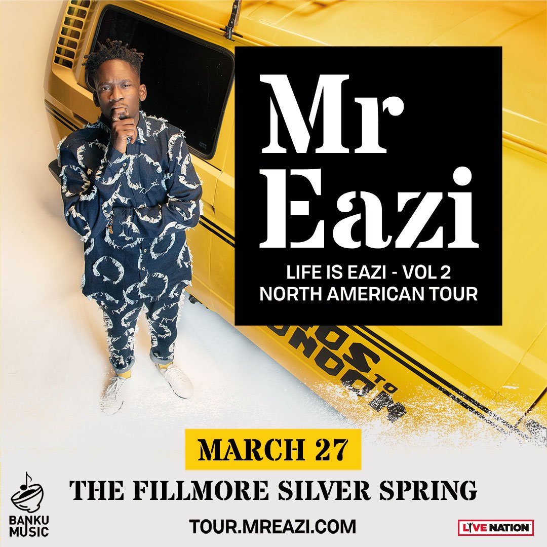 DC 🏛️ MD 🦀 VA 🖖

Fresh off back-to-back weekends at Coachella, <a href="/mreazi/">Don Eazi</a> is coming to <a href="/FillmoreSS/">The Fillmore Silver Spring</a> tomorrow night! 🔥

Grab your tickets for the “Life is Eazi - Vol. 2” North American Tour before it's too late. ⏱️

🎟️ trillectro.com   🛸