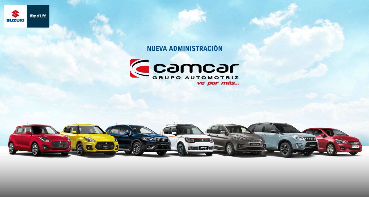 SuzukiPolanco's tweet photo. Amigos tenemos una nueva administración de @CamcarMexico para representar a @SuzukiPolanco brindarte el servicio que mereces, dando un cambio y transformación de los beneficios que brinda una marca automotriz tan grande e importante como lo es #Suzuki  🚗💕 https://t.co/jgMBosoPhp