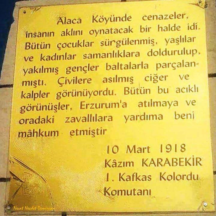 tariharsivi's tweet photo. Alaca Köyünde cenazeler insanın aklını oynatacak bir halde idi./
Kazım Karabekir
Ermeni çetelerinin Erzurum'un Alacaköyü'nde yaptıkları katliam #Ermeni https://t.co/6S1OC2ahAy