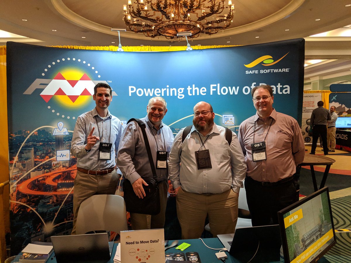 EricAbramsGIS's tweet photo. @SafeSoftware @gis_t_symposium #friendsofthebasement #gis #2019gis https://t.co/bpPspicLXB