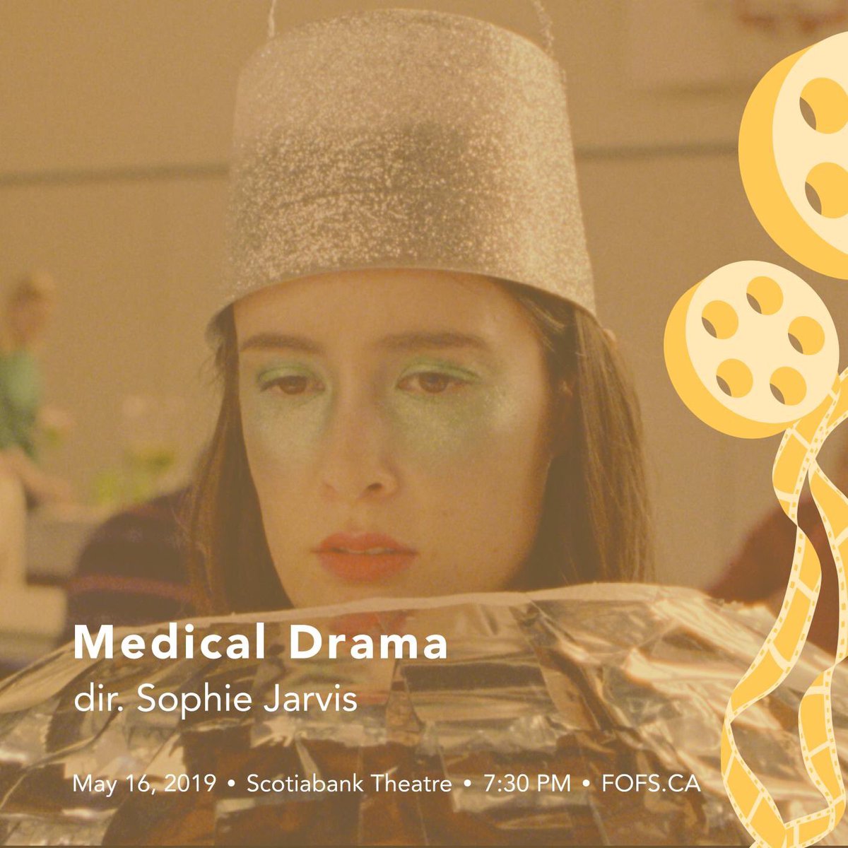 FutureFilmShow's tweet photo. We are excited to announce that Medical Drama, directed by Sophie Jarvis, is an official Future of Film Showcase 2019 selection! 🎊 

May 16th, 2019. @CineplexMovies’  #ScotiabankTheatre in Toronto! 🥂

#FOFS2019 #FOFS6 #SupportCdnFilm #medicaldrama #SophieJarvis https://t.co/Cq6QGpAUvK