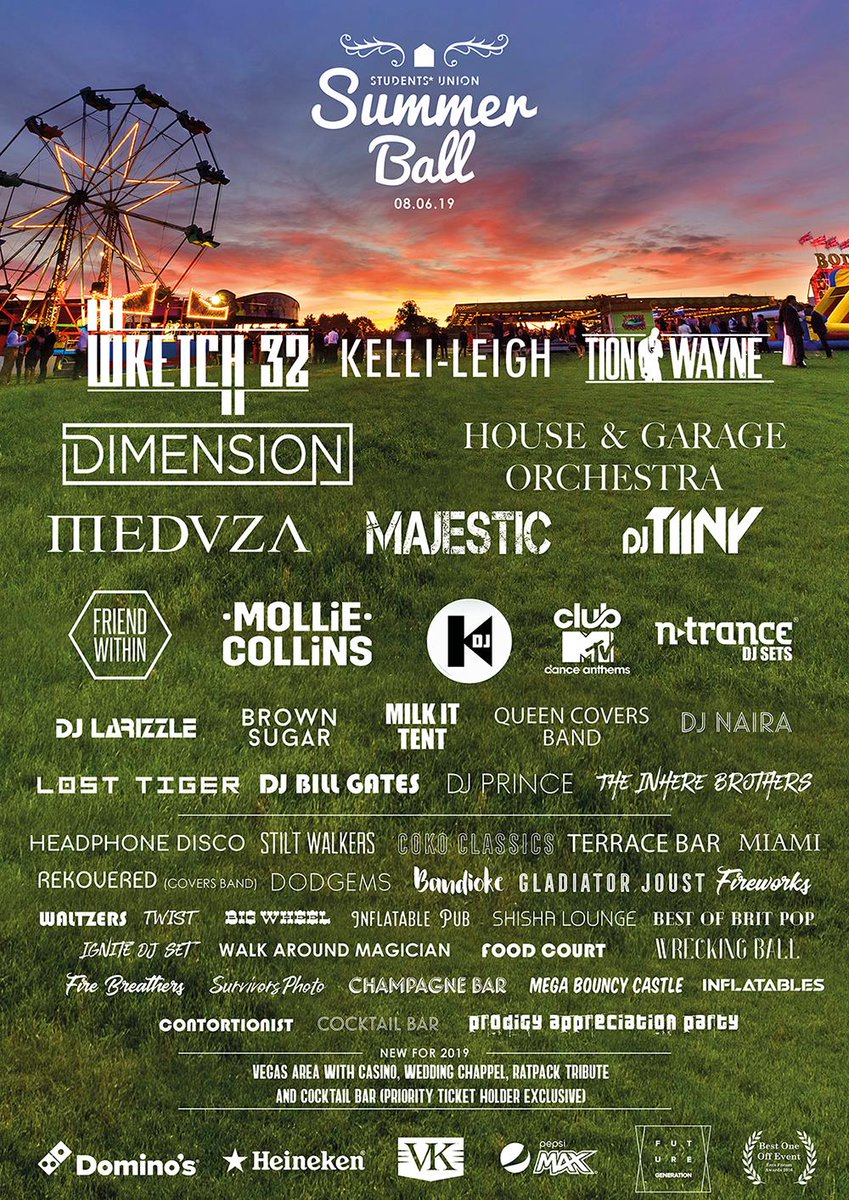 Summer Ball tickets are going on sale this Friday at 10AM. 

Don't leave it too late to get yours, this event will sell out as we've had a record number of tickets sold during the Priority phase! 

Are you coming?! 🤩 #essexsb19