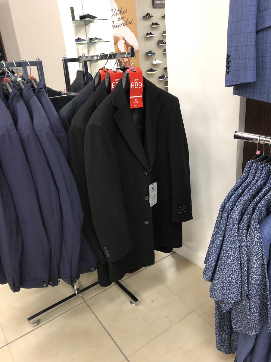 joanna_sayer's tweet photo. Appalled by @houseoffraser and @RossLabels attempted to return two men’s coats that didn’t fit 13 days late and turned away, the coats are still on sale and they were not even prepared to offer an exchange #awfulcustomerservice #thinkaboutwhereyoushop #noM&amp;S #waste https://t.co/Y2zlgWi0bs