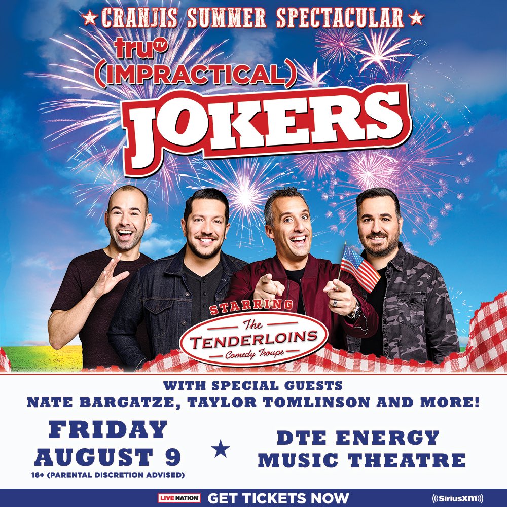 thetenderloins's tweet photo. ANNOUNCING some very special guests joining the guys for their CRANJIS SUMMER SPECTACULAR shows! Everyone welcome @NateBargatze &amp; @TaylorTomlinson (Aug 9) @KyleKinane, @JessicaKirson &amp; @McGannPat (Aug 10) and @JimBreuer, @SarahTiana &amp; @JoshJohnson (Aug 11) https://t.co/yAHNw0Cmwk https://t.co/sxjlBWFpt0