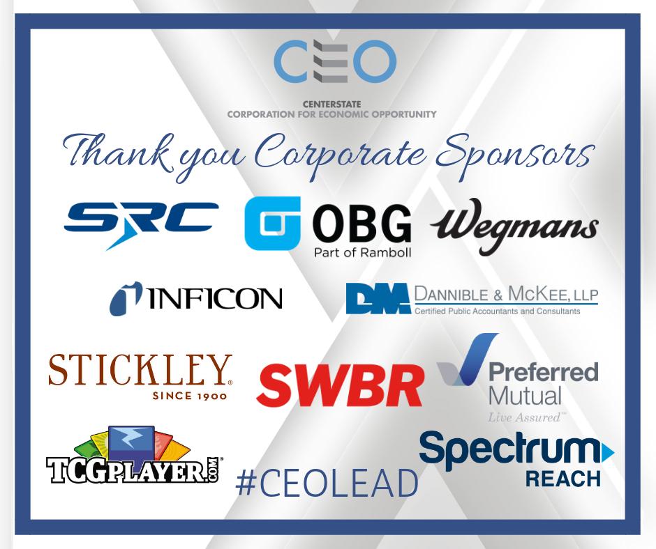 CenterStateCEO's tweet photo. We would like to thank all of our corporate sponsors. #CEOLead https://t.co/WkwcAGWXGB