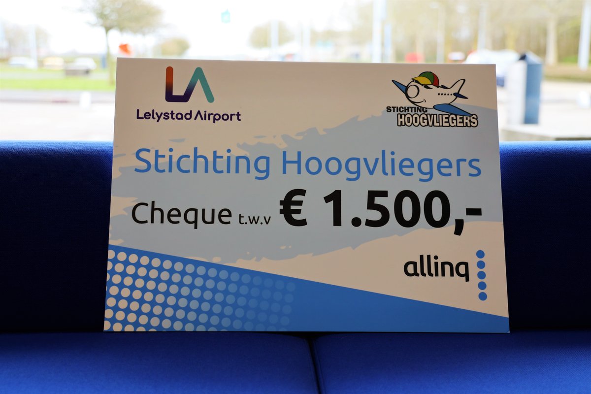 Fantastische donatie ontvangen van Allinq

stichtinghoogvliegers.nl/nieuws/2425/al…