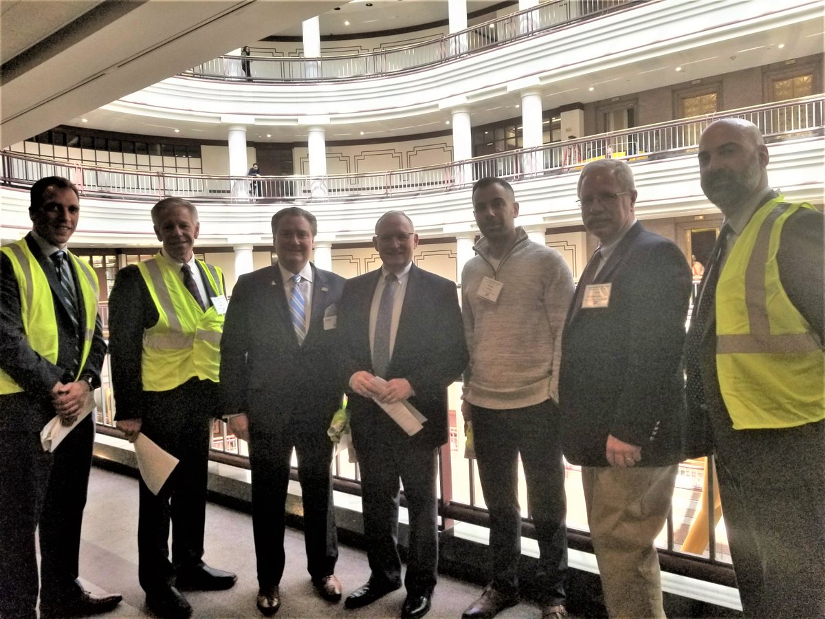 HBRAofCT's tweet photo. Thanks to Senator Martin and Republican Minority Leader @RepTKlarides and Deputy Republican Leader Candelora for meeting with our leadership at #HBID2019 #buildct https://t.co/vZTkwQyL3H