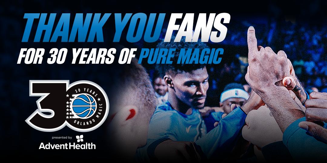 Orlando magic 30 years Clearance