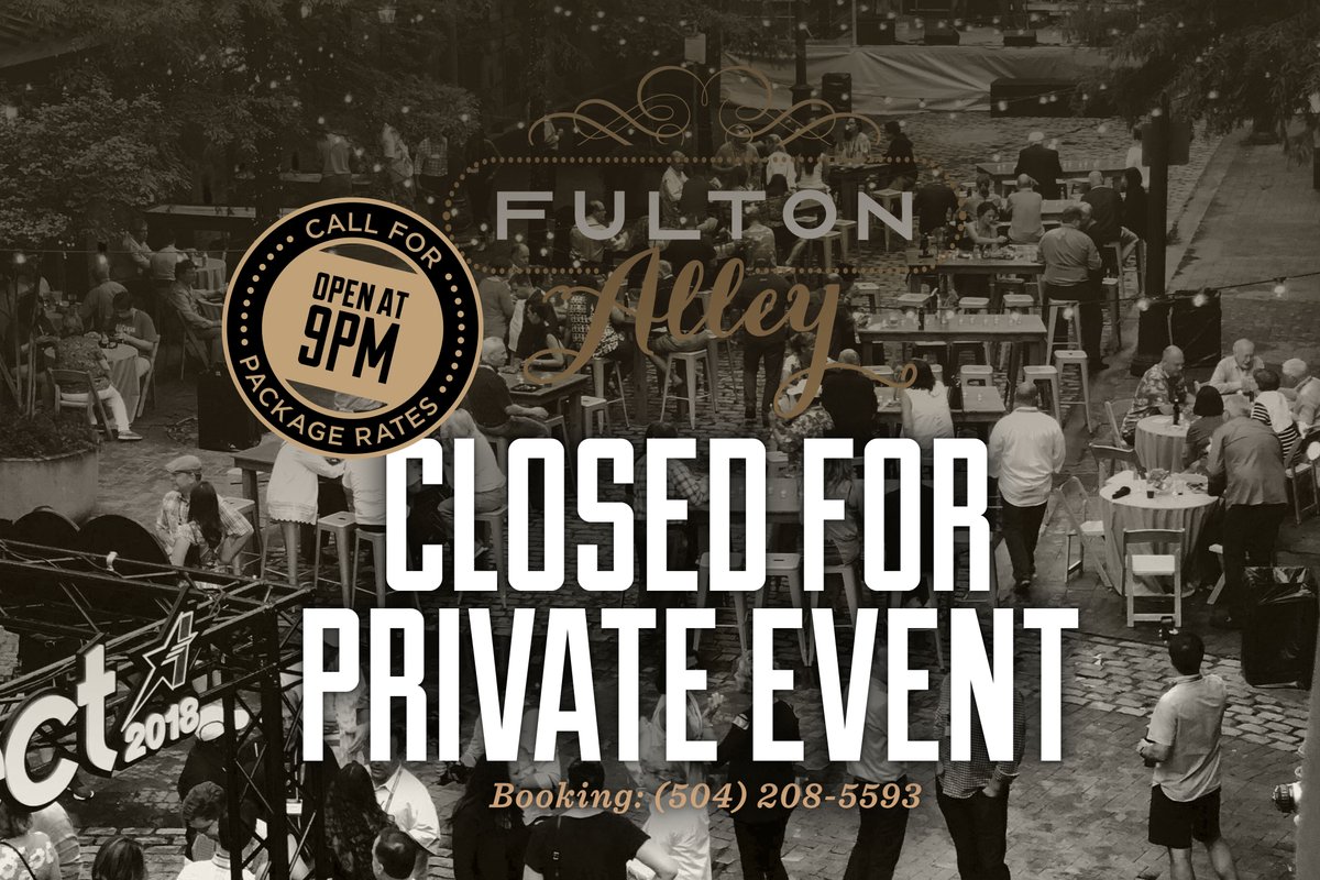 Fulton Alley (@fultonalley) on Twitter photo 