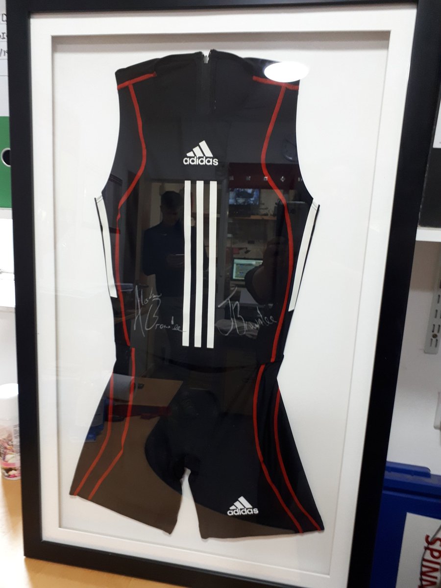 MytholmroydCommunityCentre (@mytholmroyd_cc) on Twitter photo We've got some FANTASTIC raffle prizes for our Dock Pudding World Championship on Sunday, including this framed Triathlon Suit Signed by the Brownlee Brothers! <a href="/AliBrownleetri/">Alistair Brownlee</a> <a href="/jonny_brownlee/">Jonathan Brownlee</a> #Halifax #hebdenbridge #mytholmroyd #dockpuddingworldchampionship We've got some FANTASTIC raffle prizes for our Dock Pudding World Championship on Sunday, including this framed Triathlon Suit Signed by the Brownlee Brothers! <a href="/AliBrownleetri/">Alistair Brownlee</a> <a href="/jonny_brownlee/">Jonathan Brownlee</a> #Halifax #hebdenbridge #mytholmroyd #dockpuddingworldchampionship