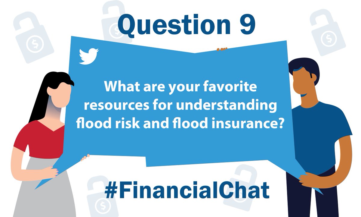Readygov's tweet photo. Q9: What are your favorite resources for understanding flood risk and flood insurance? #FinancialChat https://t.co/oy9kkGN7HA