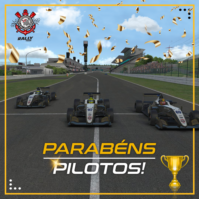 rallytimao's tweet photo. Parabéns Thiago Careca e Jeff pelas vitórias na primeira e segunda bateria, e Luizinho Gonzaga pela excelente recuperação. Esse time da F3 é só orgulho!
#RallyTimao #VaiCorinthians #AceleraTimao #Rally #simracing #formula3 #irb #ompracingbrasil #hangaroito #mmh8 #esports https://t.co/C21w94nYNn