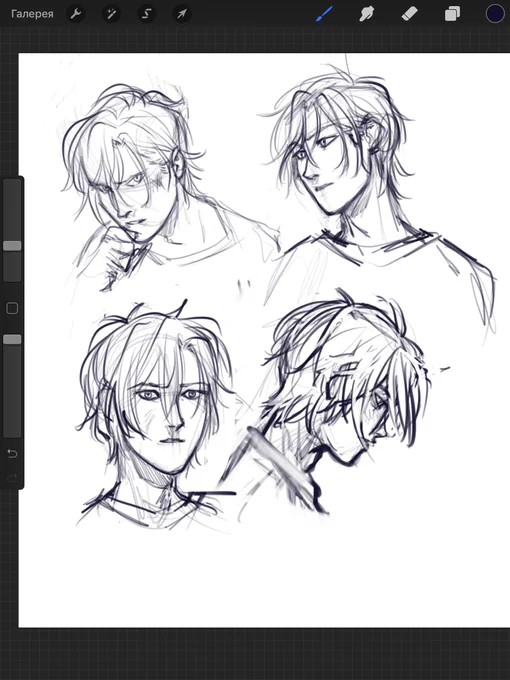 @bananadeppi Cries i already sketched him it's so fast but a needed test drive for a new character?? my heart hurts for him already, and ive only watched 4 episodes 