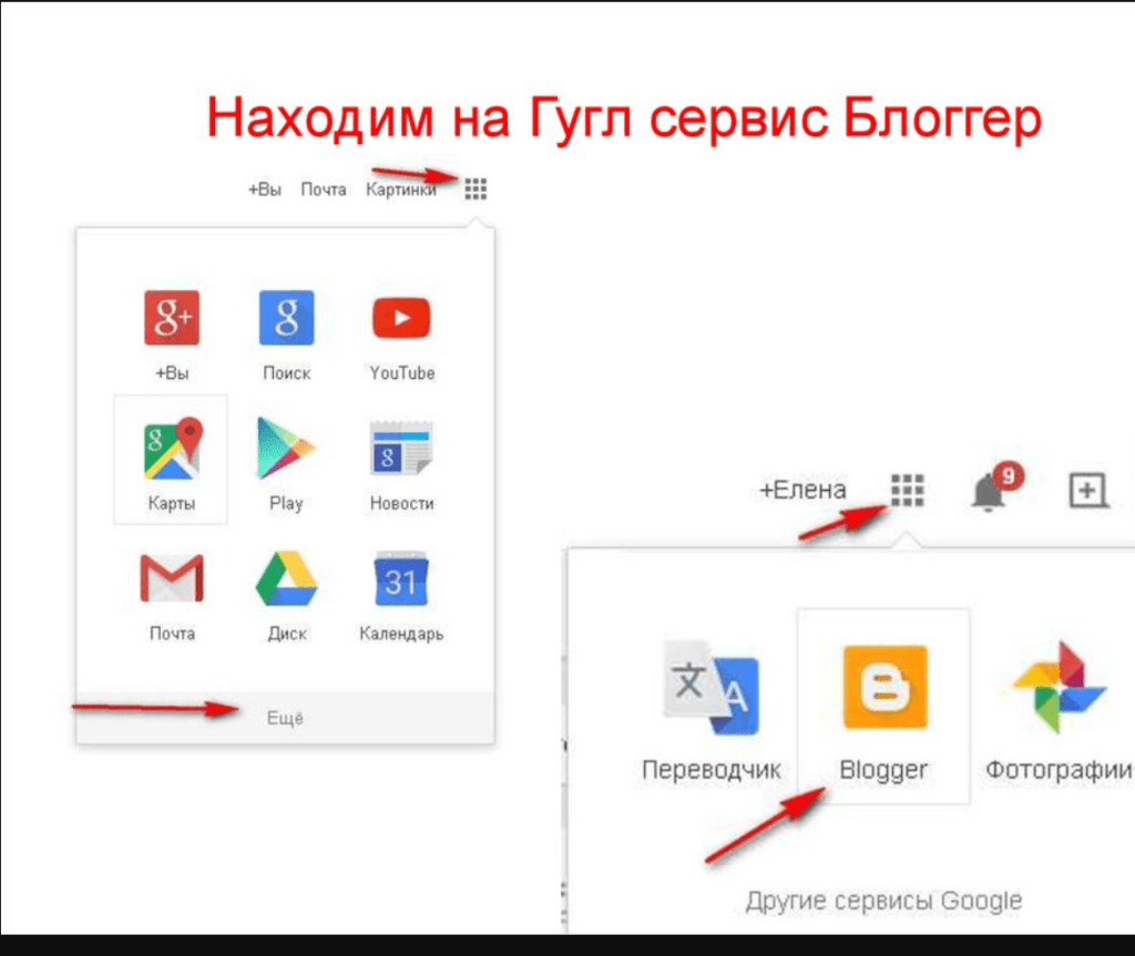 Сервисы гугл
